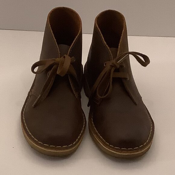 Clark Original Desert Boot in Beeswaxed brown leather Size 7.5 M - Picture 1 of 7